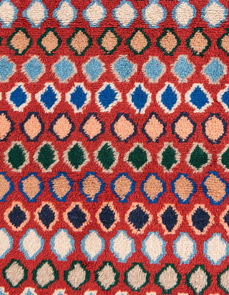 Detail image of 2' 9 x 9' 6  Hand Knotted Balouch Wool Runner Rug