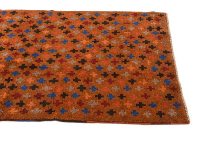 2' 8 x 9' 9 Hand Knotted Balouch Wool Runner Rug