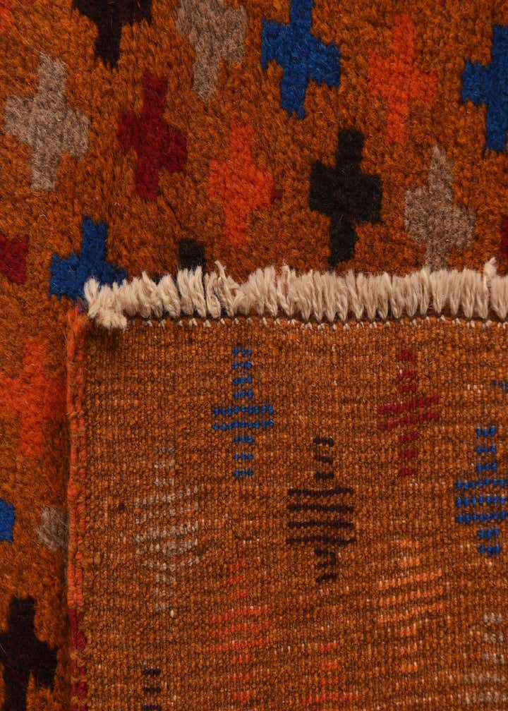 2' 8 x 9' 9 Hand Knotted Balouch Wool Runner Rug