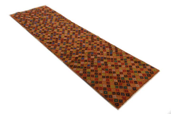 2' 8 x 9' 8 Hand Knotted Balouch Wool Runner Rug