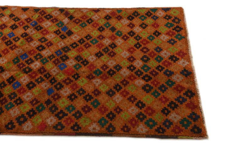 2' 8 x 9' 8 Hand Knotted Balouch Wool Runner Rug