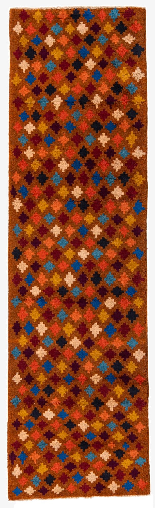 2' 8 x 9' 4  Hand Knotted Balouch Wool Runner Rug