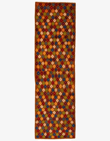 2' 10 x 9' 7 Hand Knotted Balouch Wool Runner Rug