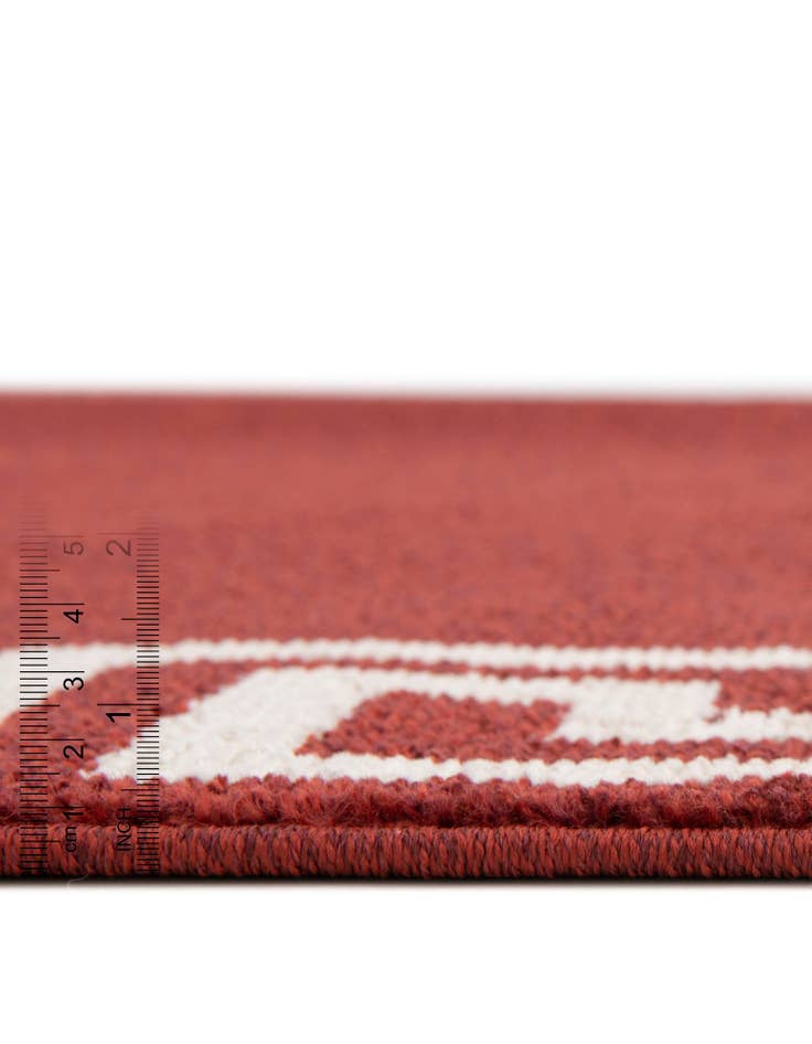 Detail image of 2' x 6' Greek Key Runner Rug