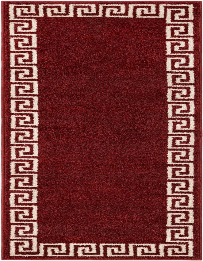 Detail image of 2' x 6' Greek Key Runner Rug