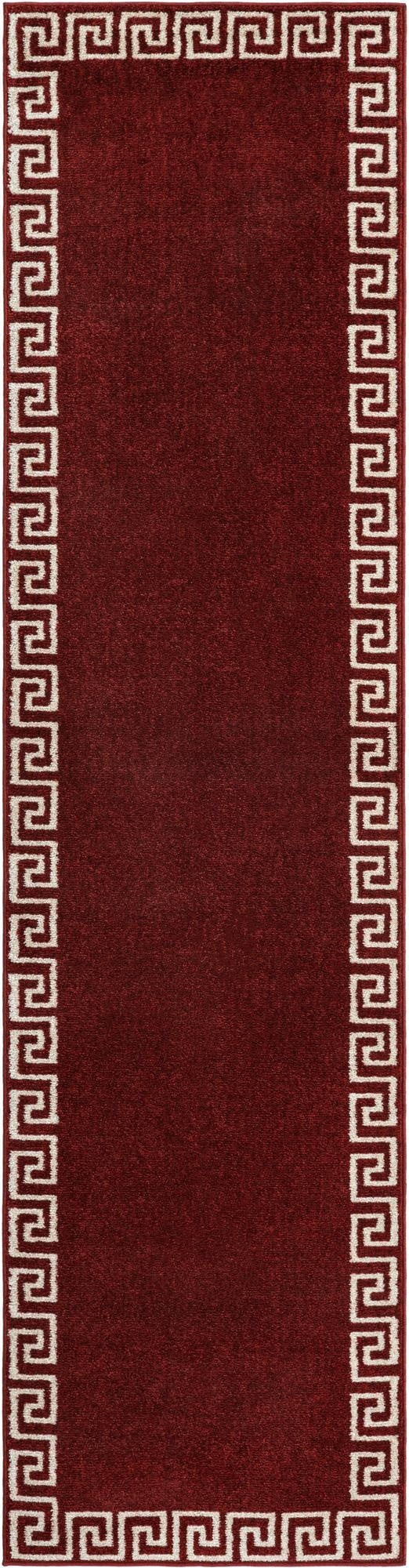 2' 7 x 10' Greek Key Runner Rug