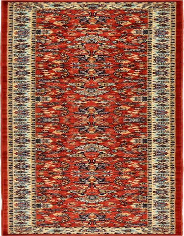 Detail image of 3' x 16' 5 Kashan Design Runner Rug