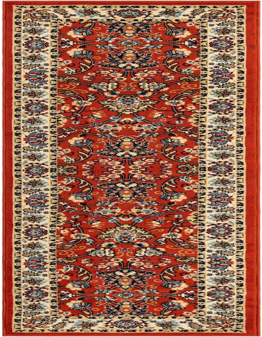 Detail image of 2' 7 x 10' Kashan Design Runner Rug