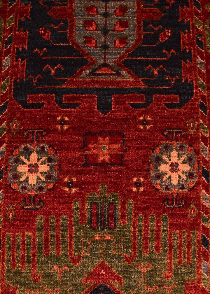 2' 6 x 9' 7 Hand Knotted Kazak Runner Rug