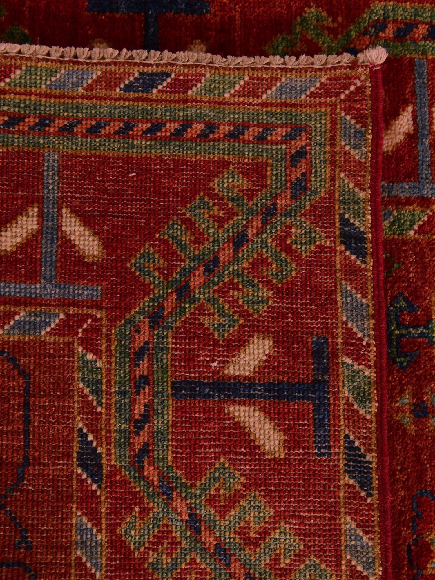 2' 6 x 9' 7 Hand Knotted Kazak Runner Rug
