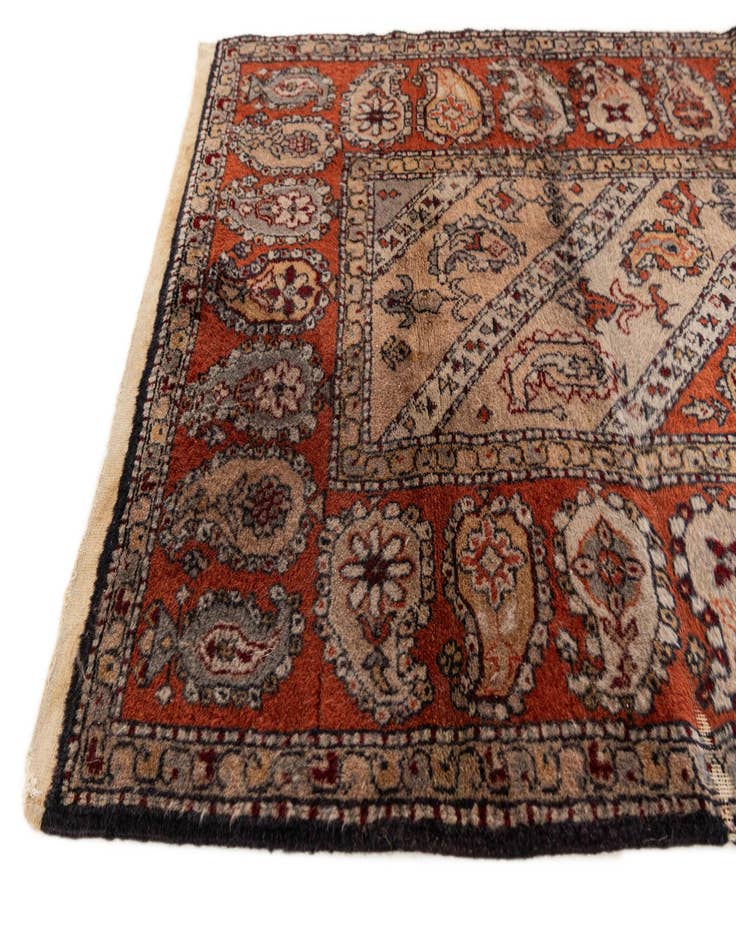 Detail image of 2' 6 x 10' 4 Hand Knotted Mood Oriental Wool Runner Rug