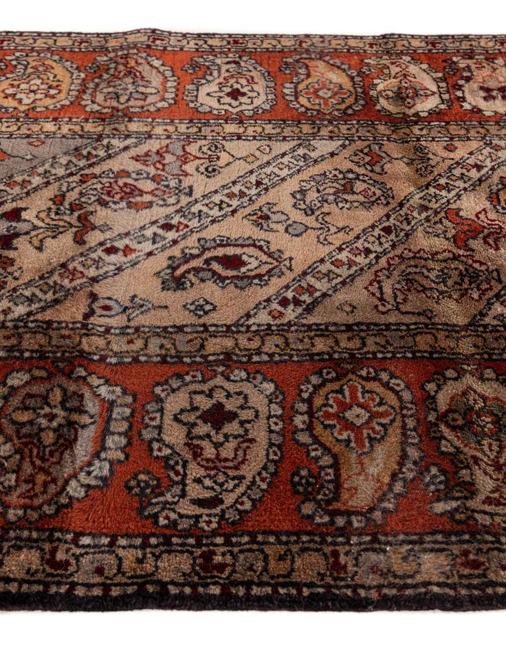 Detail image of 2' 6 x 10' 4 Hand Knotted Mood Oriental Wool Runner Rug