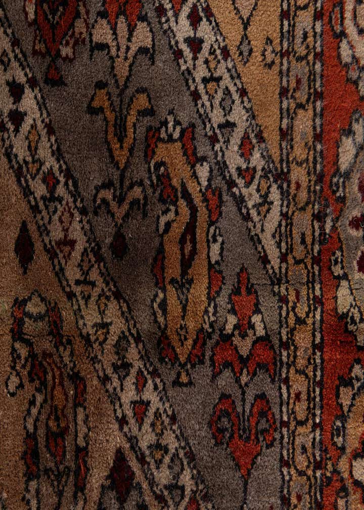 2' 6 x 10' 4 Hand Knotted Mood Oriental Wool Runner Rug