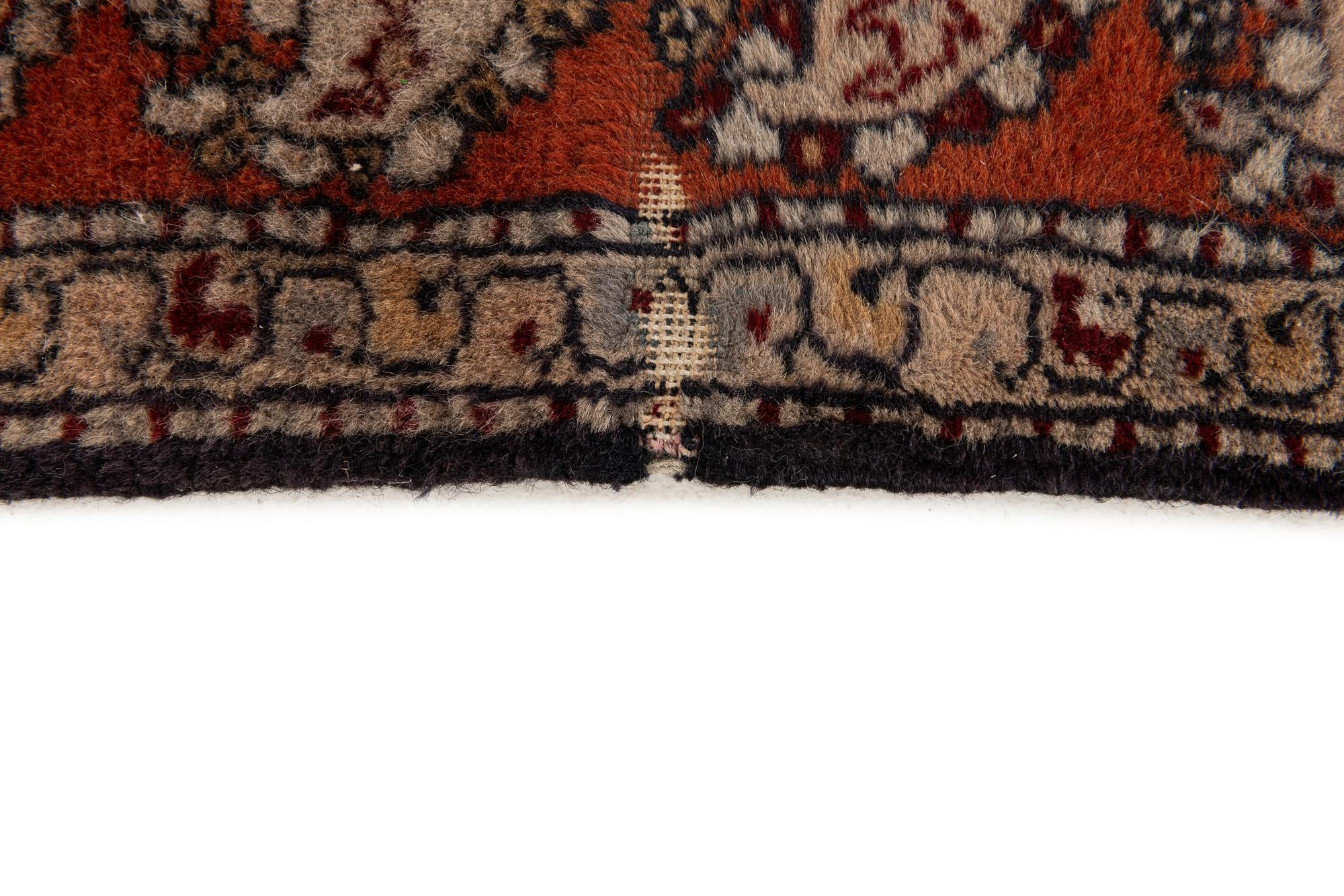 2' 6 x 10' 4 Hand Knotted Mood Oriental Wool Runner Rug