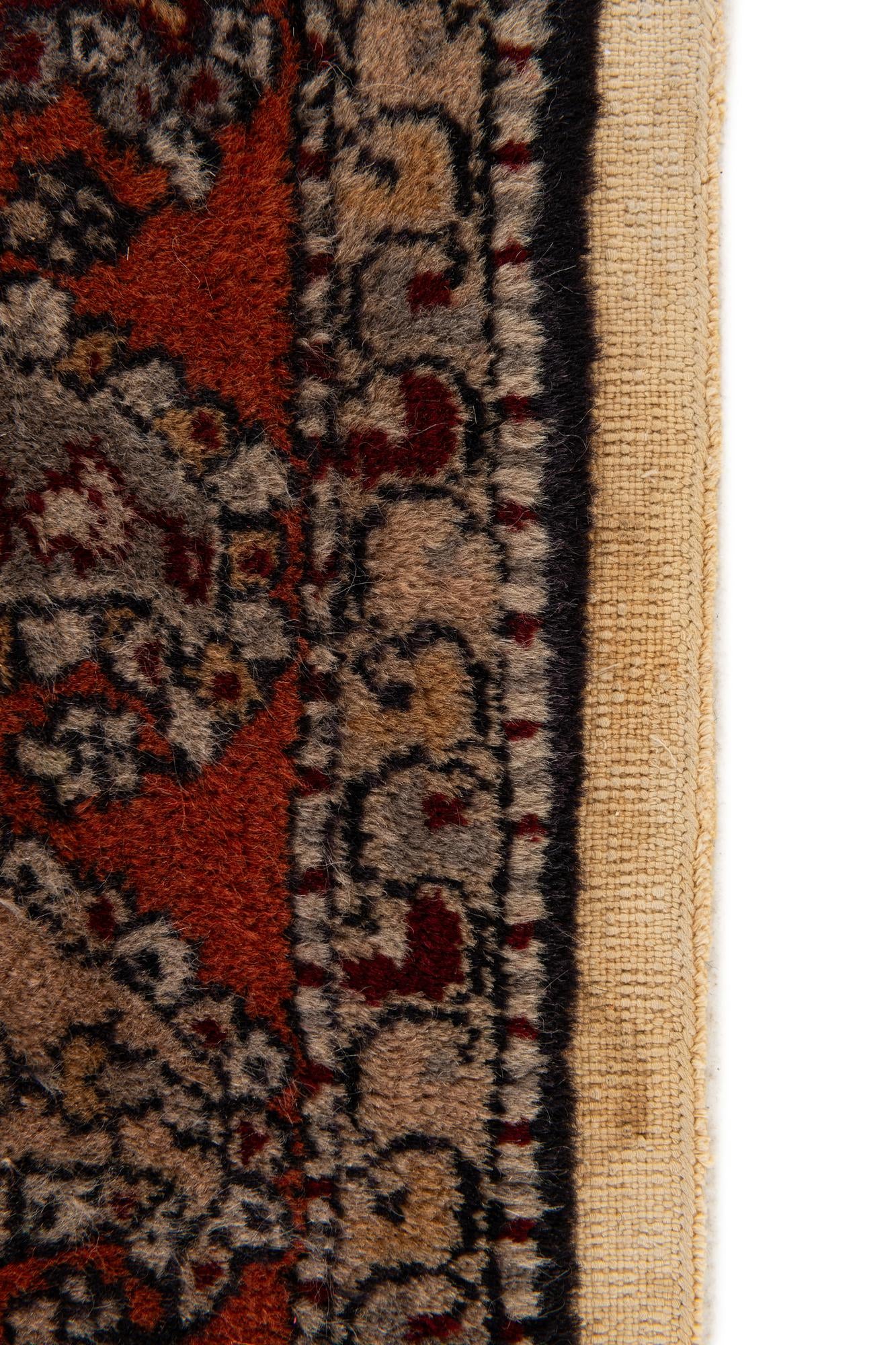 2' 6 x 10' 4 Hand Knotted Mood Oriental Wool Runner Rug