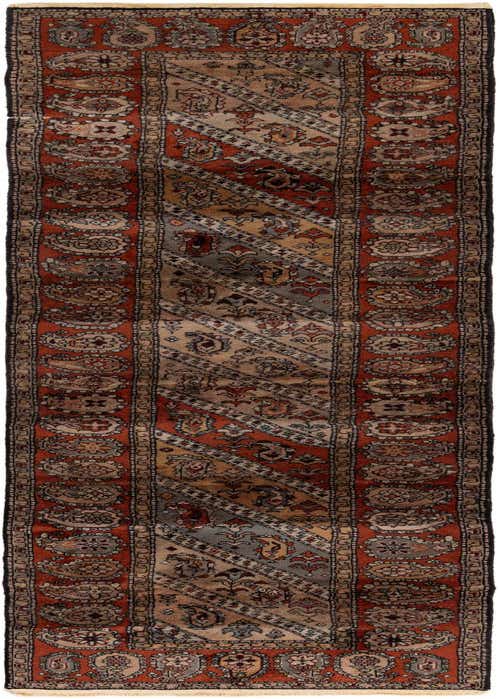 2' 6 x 10' 4 Hand Knotted Mood Oriental Wool Runner Rug