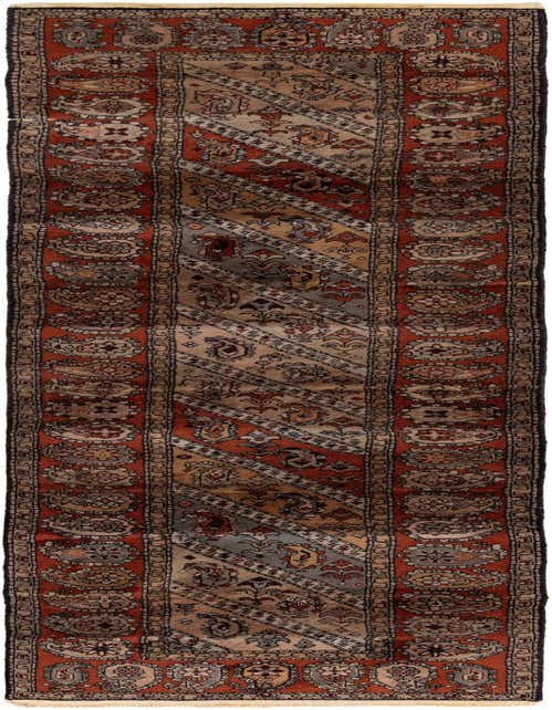 2' 6 x 10' 4 Hand Knotted Mood Oriental Wool Runner Rug