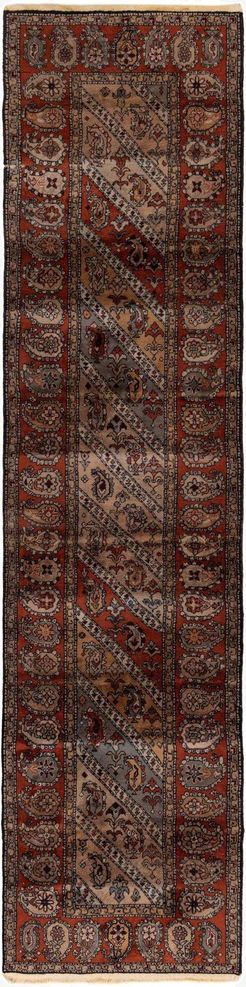 75cm x 315cm  Hand Knotted Mood Oriental Wool Pasillera Alfombra