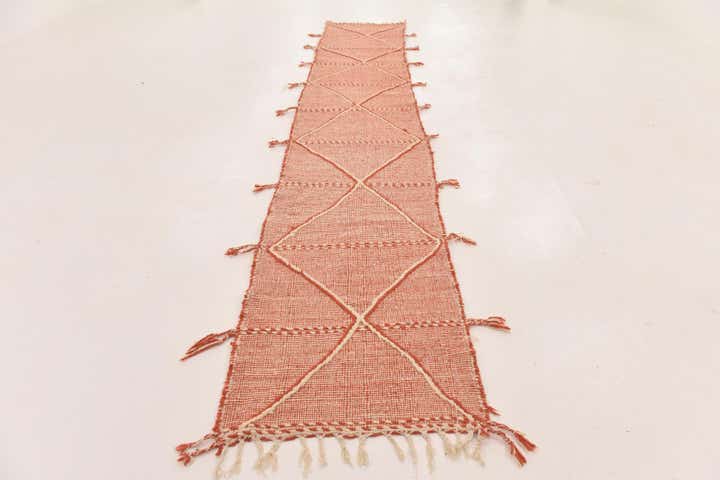 2' 10 x 17' Hand Knotted Moroccan Wool Runner Rug