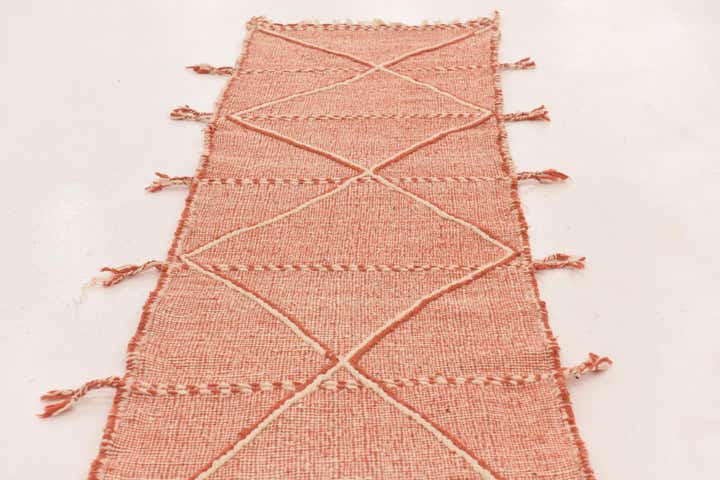 2' 10 x 17' Hand Knotted Moroccan Wool Runner Rug