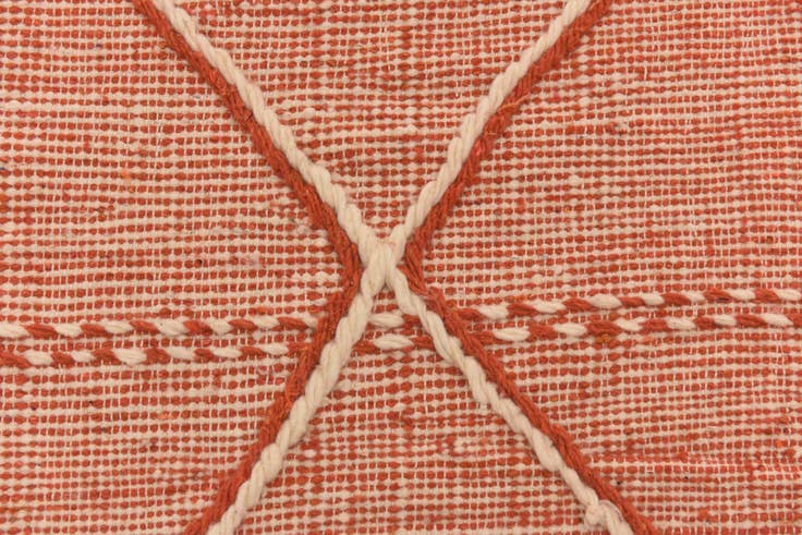 Detail image of 2' 10 x 17' Hand Knotted Moroccan Wool Runner Rug