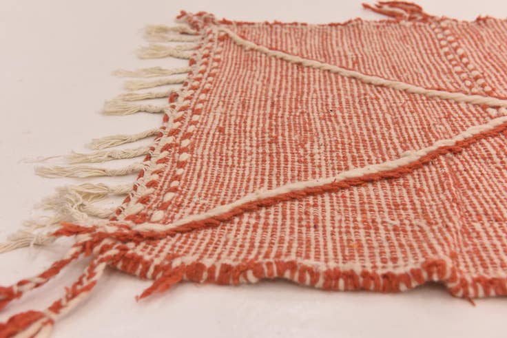 Detail image of 2' 10 x 17' Hand Knotted Moroccan Wool Runner Rug