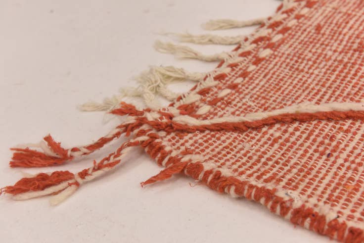 Detail image of 2' 10 x 17' Hand Knotted Moroccan Wool Runner Rug