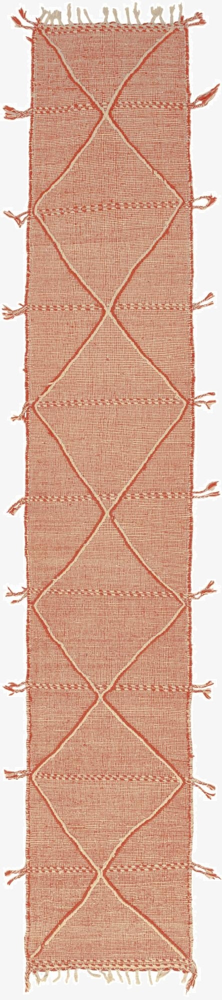 2' 10 x 17'  Hand Knotted Moroccan Wool Runner Rug