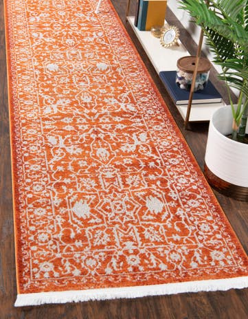 2' 7 x 10' New Vintage Runner Rug