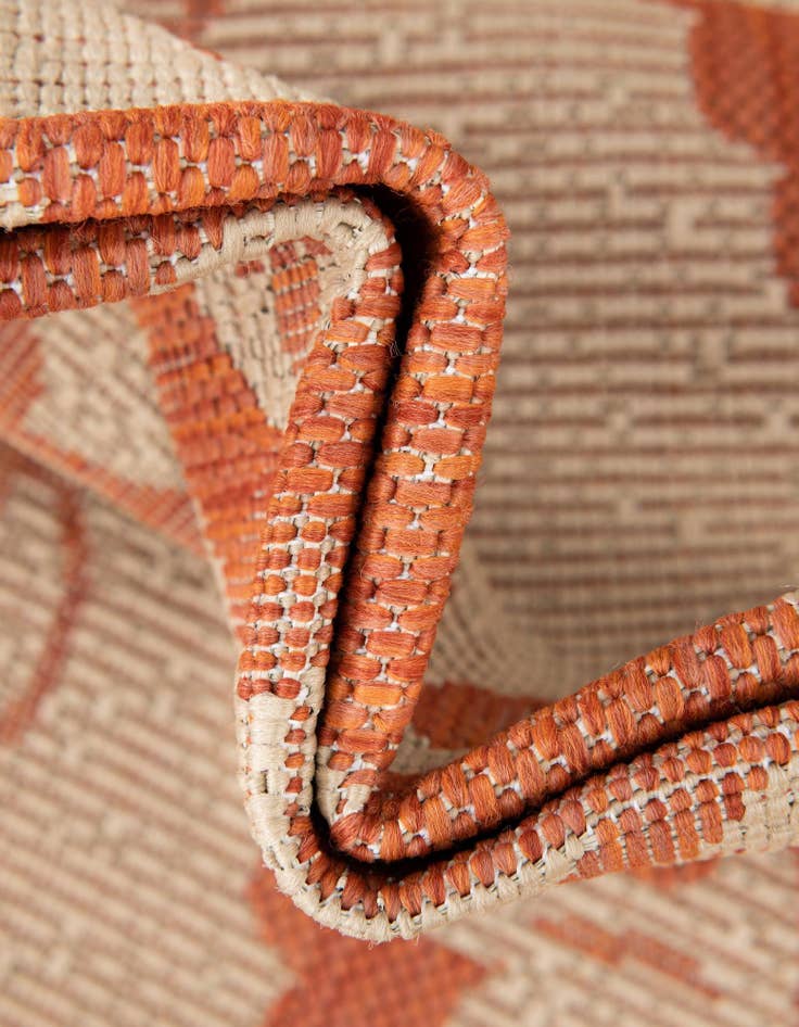 Detail image of 2' 2 x 6'  Washable Botanical Indoor / Outdoor Runner Rug