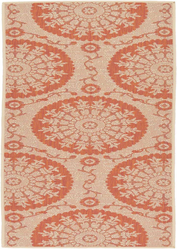 2' 2 x 6' Easy-Clean Botanical Indoor / Outdoor Runner Rug