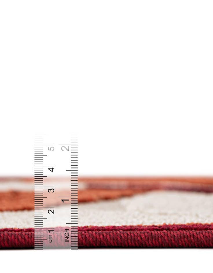 Detail image of 2' x 6' Easy-Clean Botanical Indoor / Outdoor Runner Rug
