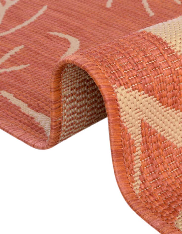 Detail image of 2' x 6'  Washable Botanical Indoor / Outdoor Runner Rug