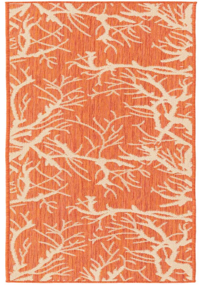 2' x 6' Easy-Clean Botanical Indoor / Outdoor Runner Rug
