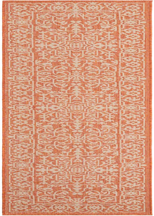 2' x 8' Easy-Clean Botanical Indoor / Outdoor Runner Rug
