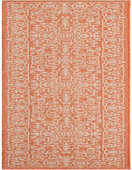 2' x 8' Easy-Clean Botanical Indoor / Outdoor Runner Rug
