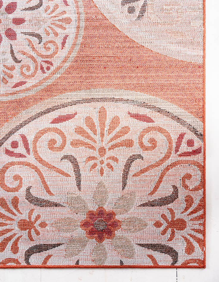 Detail image of 2' x 8'  Washable Modern Indoor / Outdoor Runner Rug
