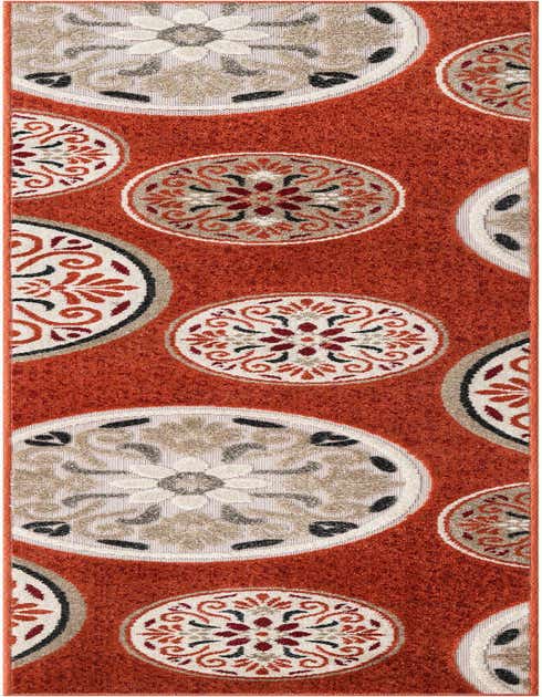 2' x 8' Easy-Clean Modern Indoor / Outdoor Runner Rug
