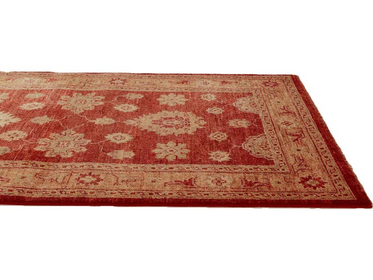 Detail image of 2' 9 x 9' 3 Hand Knotted Peshawar Ziegler Runner Rug