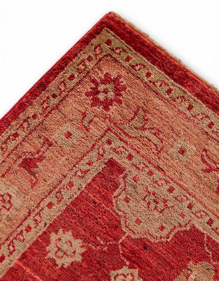 Detail image of 2' 9 x 9' 3 Hand Knotted Peshawar Ziegler Runner Rug