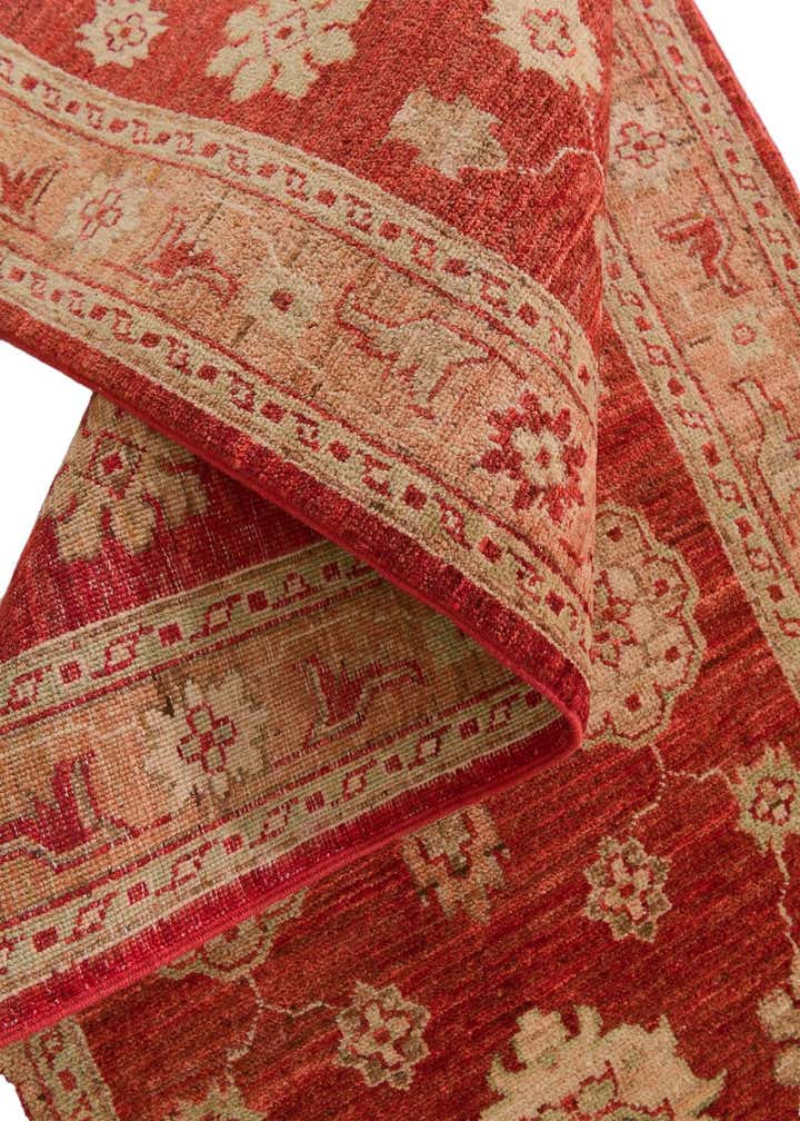 2' 9 x 9' 3 Hand Knotted Peshawar Ziegler Runner Rug