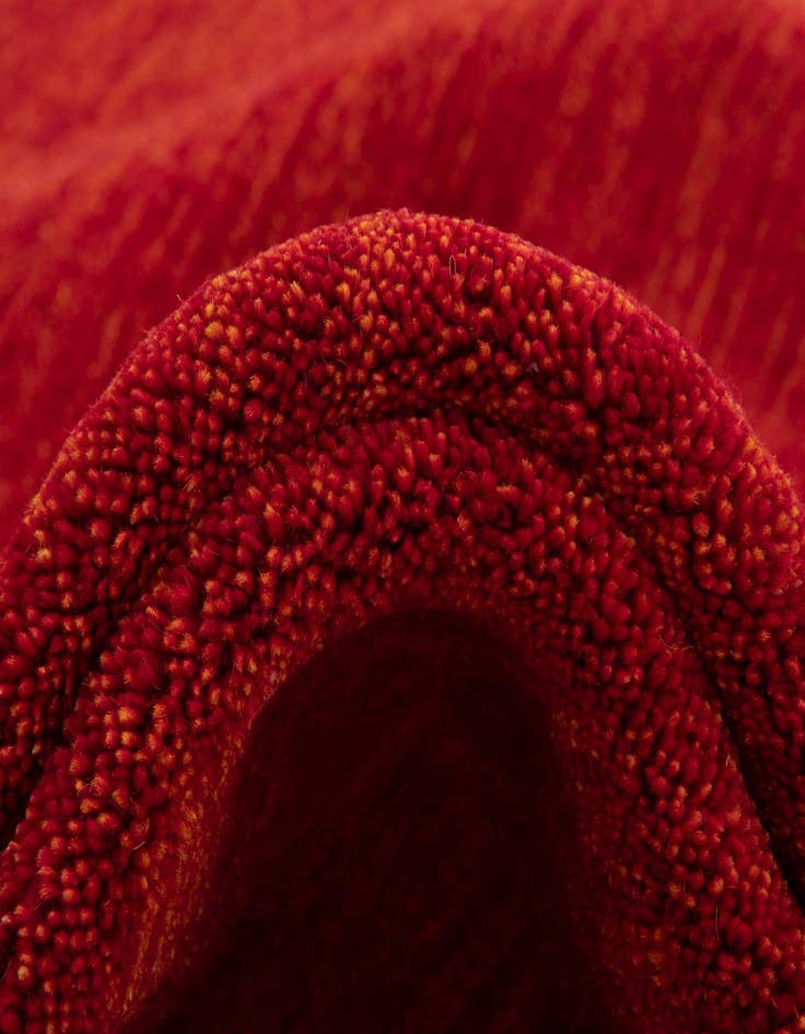 Detail image of 2' 7 x 16' 5 Solid Gabbeh Wool Runner Rug