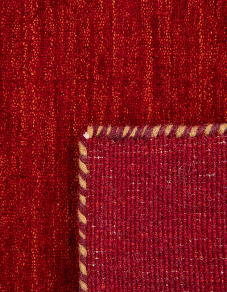 Detail image of 2' 7 x 16' 5 Solid Gabbeh Wool Runner Rug