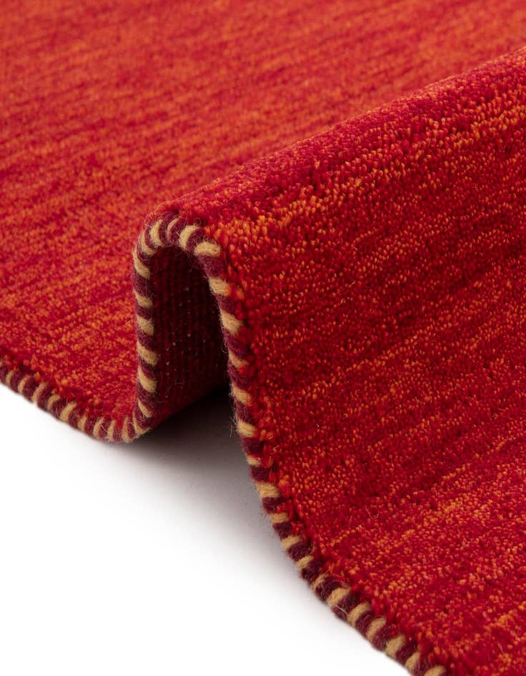 Detail image of 2' 7 x 16' 5 Solid Gabbeh Wool Runner Rug