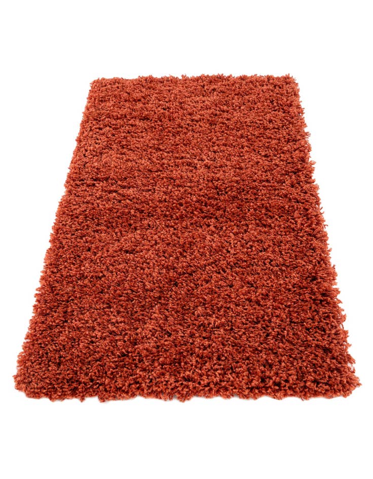 Detail image of 2' x 3' 7 Solid Shag Runner Rug