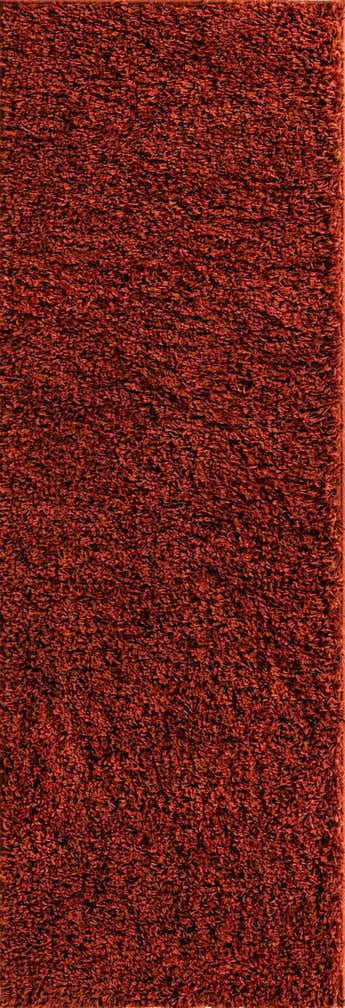 2' x 6' Solid Shag Runner Rug