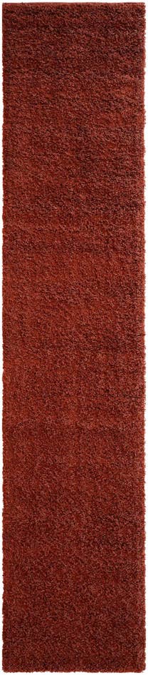 Detail image of 2' 7 x 12' Solid Shag Runner Rug