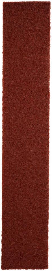 Detail image of 2' 7 x 14' Solid Shag Runner Rug