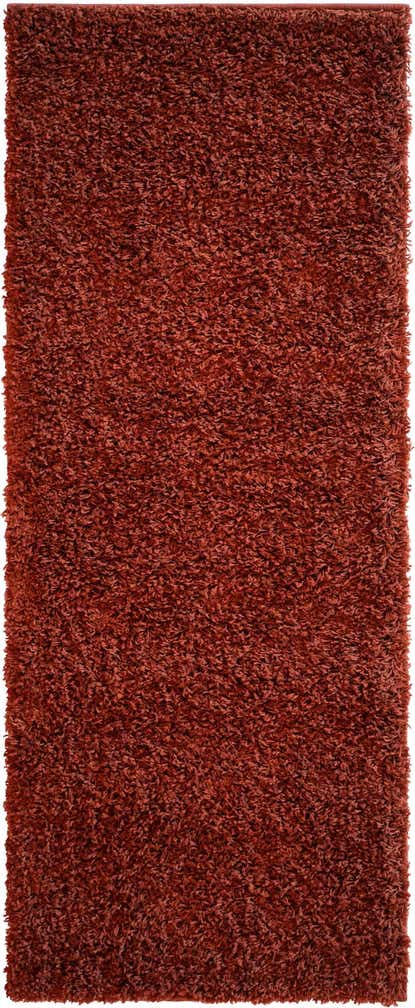 2' x 5' Solid Shag Runner Rug