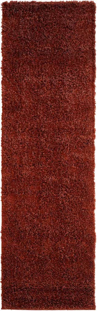 2' x 7' Solid Shag Runner Rug